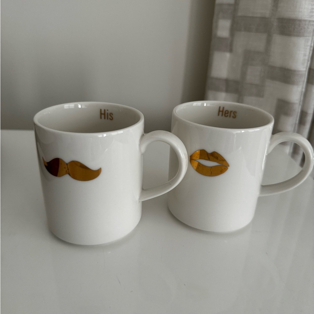 Lenox couple mugs